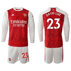 Fußballtrikots Arsenal David Luiz 23 Kinder 2020-2021 Langarm Heimtrikotsatzsatz kaufen
